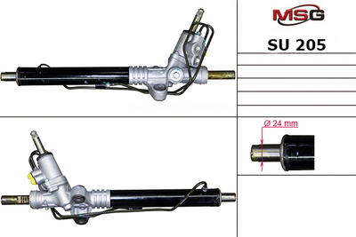 Рулевая рейка с ГУР Subaru Legacy 03-09 MSG SU205 (34110AG030, 34110AG031, 34110AG130)