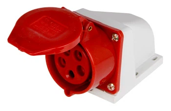 Силовая розетка стационарная e.socket.pro.5.32, 5п., 380В, 32А (125) "E.NEXT" p012008