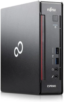 Мини ПК Fujitsu Esprimo Q556/2 / Intel Core i5-6500T / RAM 8GB / SSD 256GB / LAN / Wi-Fi / Bluetooth / Windows 10 / Черный (101941820) - Уценка