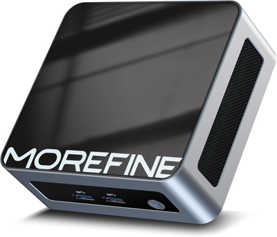 Мини ПК MIPOWCAT M9 / Intel N100 / RAM 16GB / SSD 512GB / 2 x HDMI / LAN / Wi-Fi 6 / Bluetooth 5.2 / Windows 11 / Серебристый Б/В
