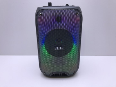 Портативная Bluetooth колонка RX-6168 8165 с LED-подсветкой, микро USB, черного цвета.
