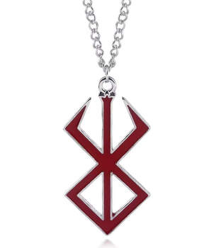 Ланцюжок Fashion Jewerly з кулоном Берсерк Berserk аніме Гатс Клеймо Жертви біжутерія (SVS)