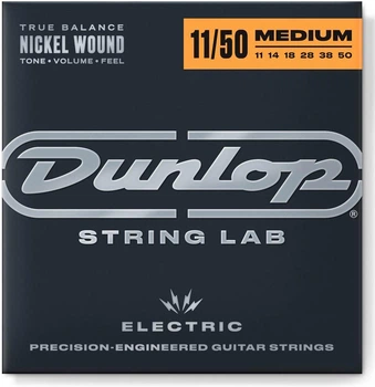 Струны для электрогитар Dunlop DEN1150 Performance+ Electric Guitar Strings (11-50)