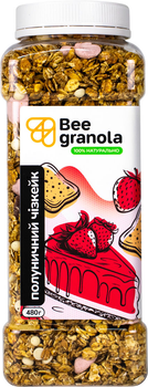 Гранола Bee Granola Клубничный чизкейк 480 г (4820228430610)