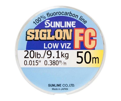 Флюорокарбон Sunline Siglon FC 50м 0.38мм 9.1кг поводковый,1658.01.44