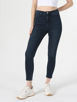 Джинсы Skinny женские Colin's 760 Diana CL1062195DN42379 26-30 Темно-синие (8683197524256)