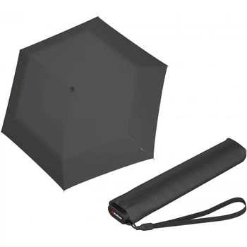 Парасолька механічна Knirps US.050 Ultra Light Slim Manual/Dark Grey Kn95 0050 0801