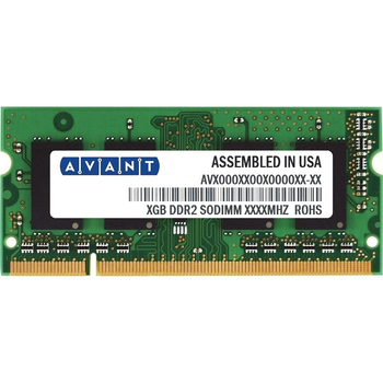 Оперативна пам'ять Avant SODIMM DDR2 2Gb 667MHz PC2-5300 (AVK6456U61E5667FE-AT)