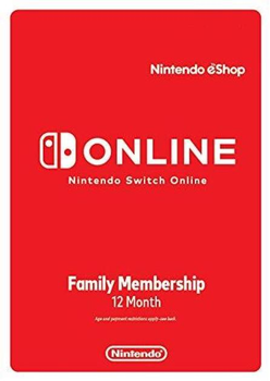 Подписка Nintendo Switch Online Family Membership Семейная, 12 месяцев для региона Европы (Nintendo eShop)