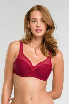 Бюстгальтер Soft DIM 3983 rouge imper. 75B красный