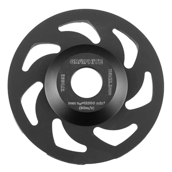Диск алмазный Graphite шлифовальный 125 x 22.2 x 5 мм Segment L 57H892 (5902062082633)