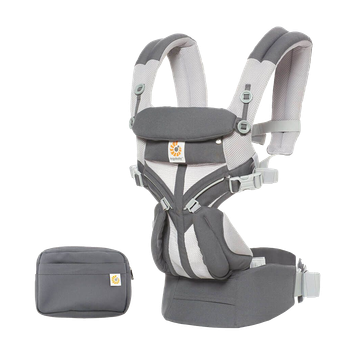 Рюкзак-переноска Ergobaby Omni 360 Baby Carrier All-In-One Cool Air Mesh с рождения Carbon Gray