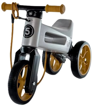 Rowerek biegowy Funny Wheels Rider Grey (8595557517498)