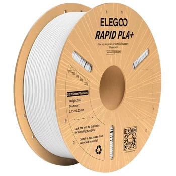 Філамент ELEGOO RAPID PLA+, білий (white), 1 кг