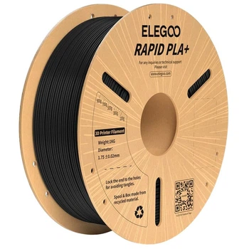 Філамент ELEGOO RAPID PLA+, чорний (black), 1 кг