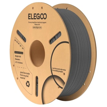 Філамент ELEGOO PLA, хромово-сірий (space grey), 1 кг