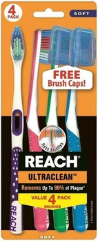 Зубні щітки Reach Ultra Clean Soft м'які 4 шт