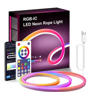 Умная неоновая шланг-лента с Wi-Fi Gosund RTS0046 (5м, пульт, RGB)