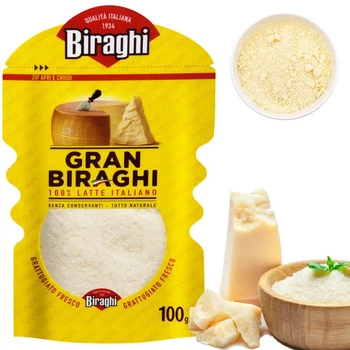 Сир Пармезан 100% Biraghi Gran Biraghi Latte Italiano тертий 12 місяців витримка 100г