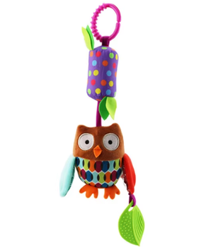 Мягка подвеска поремушка на коляску Owl 026, Velice