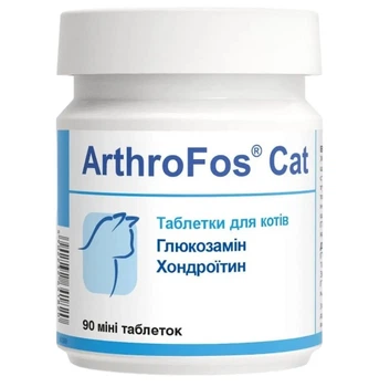 Витаминно-минеральная добавка Dolfos ArthroFos Cat для здоровья суставов и мочевых путей у кошек, 90 мин табл.