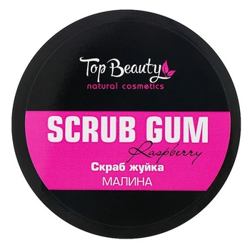 Скраб-жвачка для тела Малина Top Beauty Scrub Gum Raspberry 250 мл
