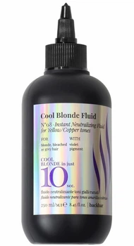 Нейтрализующий флюид для желтых и медных оттенков Farmavita Cool Blonde Fluid No08 250 мл
