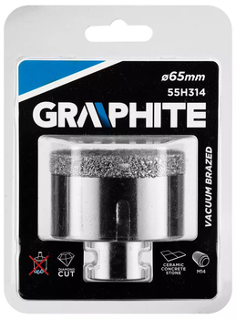 Otwornica diamentowa Graphite 65 mm M14 55H314 (5902062509390)