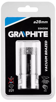 Otwornica diamentowa Graphite 28 mm M14 55H308 (5902062509307)