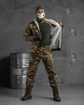 Комплект зимний тактический с утеплением Softshell Multicam S