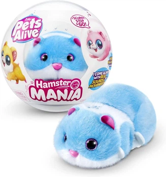Інтерактивна іграшка Хом'ячок Pets Alive Hamstermania Blue by ZURU Hamster