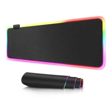 Большой RGB коврик для игровой мышки и клавиатуры с подсветкой 80x30 см