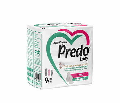 Гигиенические прокладки dr.Clinic с крылышками Predo Lady Long 6