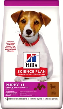 Сухой корм для щенков Hill's Science Plan Puppy Small&Mini с ягненком и рисом 6 кг (052742048864)