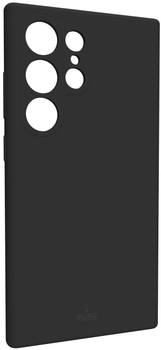 Etui Puro ICON Silicon Cover do Samsung Galaxy S24 Ultra Black (PUSGS24UICONBLK)