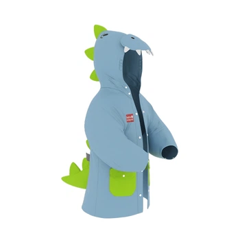 Детский дождевик Baby Crayon Blue Shark, S-98 см