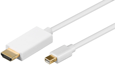 Adapter MicroConnect mini-DisplayPort - HDMI 5 m White (MDPHDMI5)