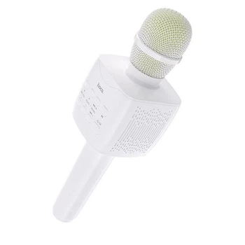 Беспроводной Bluetooth караоке микрофон Hoco BK5 Cantando многофункциональный Белый