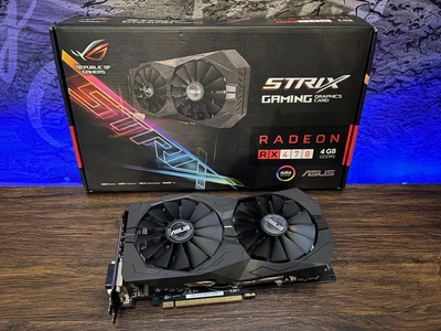 Видеокарта RX 470 4GB Asus Strix Gaming (STRIX-RX470-O4G-GAMING) Б/У