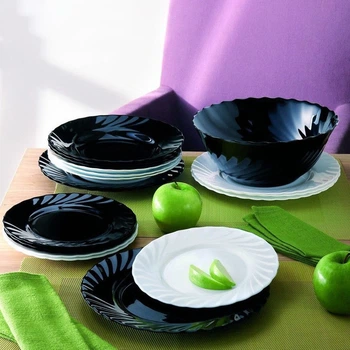 Сервіз столовий Luminarc Trianon black&white 19 предметів (G8733)