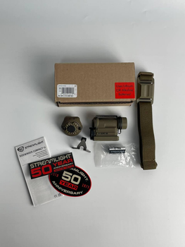 Ліхтар Streamlight Sidewinder Compact II, повний комплект, колір - койот