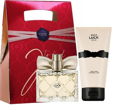 Набор Avon Эйвон Luck для женщин 50/150 мл