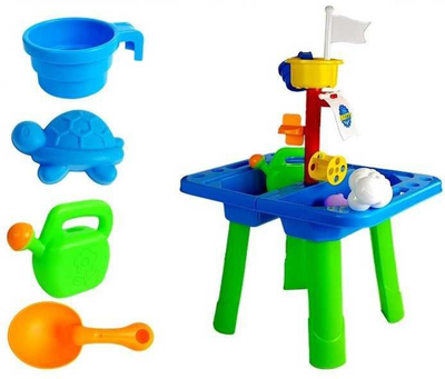 Столик-пісочниця Leantoys Sand and Table 846 з формами (5905214973247)