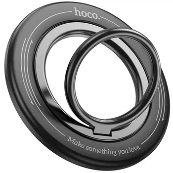 Кільце-тримач Hoco GH3 магнітний для телефону Універсальний Apple/Android Чорний