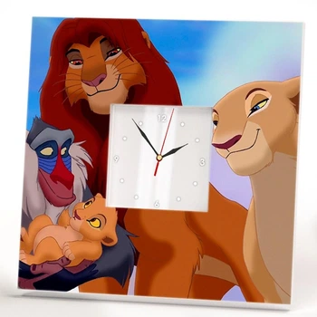 Часы "Король Лев. The Lion King" сувенир фанатам мультфильма Дисней, декор для детской комнаты, спальни