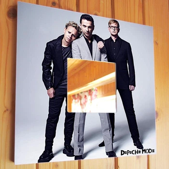 Декоративне дзеркало "Depeche Mode. Депеш мод" подарунок для фанатів рок-музики, декор в бар, клуб, студію