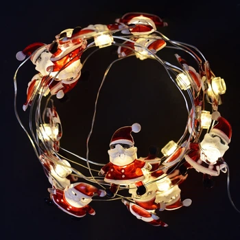 Електрогірлянда на мідному дроті Санта YES! Fun 2.2 м 20 LED, тепл. біл (801211)