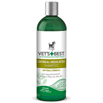 Шампунь Vet`s best oatmeal med shampoo для собак з сухою шкірою 470 мл