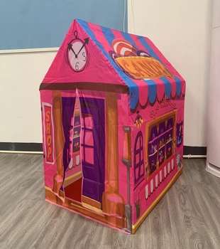 Детская игровая палатка Candy Shop | Магазин сладостей для мальчиков и девочек, каркас 103х93х70 см с сумкой