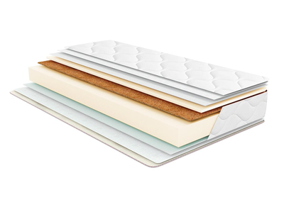 Матрац безпружинний Persei Organic Extra Cocos (07) 2в1 помірно-жорсткий/жорсткий 140x190x16
